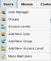 Menús en Joomla 1.6
